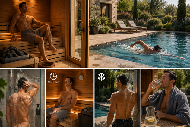 Sauna avant ou après la piscine : que choisir pour votre corps ?