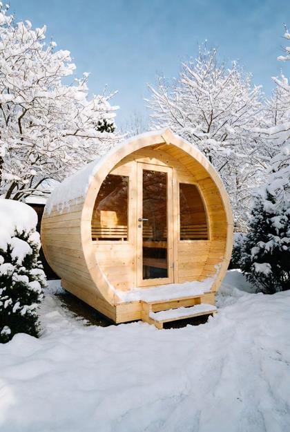 Sauna extérieur en hiver : toujours utilisable ?