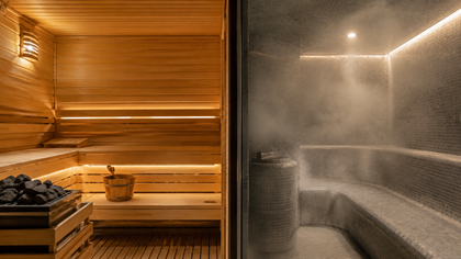 Sauna vs bain de vapeur : lequel choisir pour votre santé et votre bien-être ?